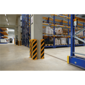 Crash guard angle | with reinforced edges | height: 1200 mm